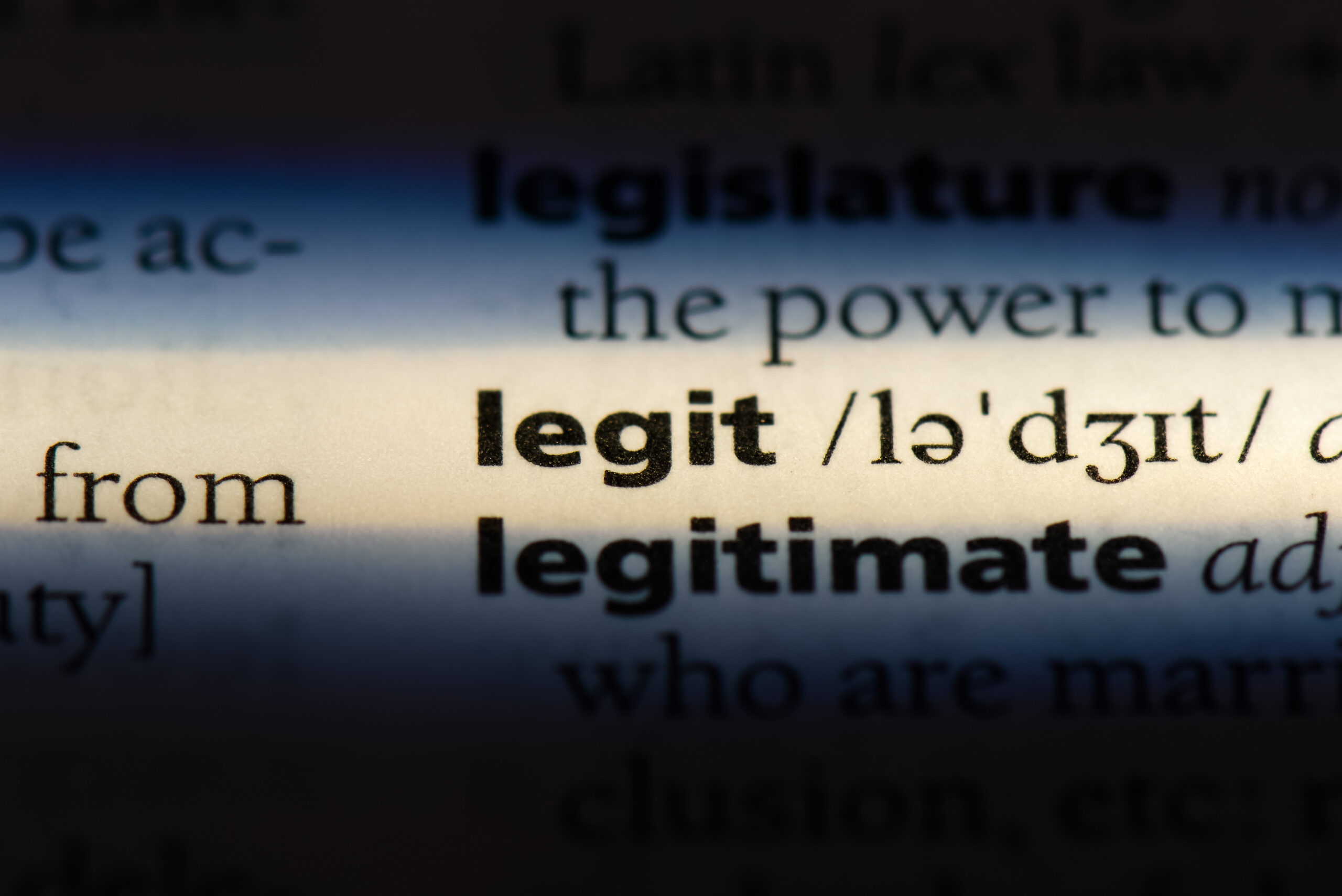 legit definition image